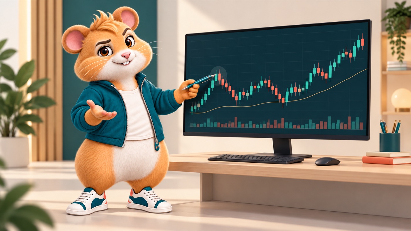 Trendaktienhamster erklärt einen übersichtlichen Candlestick-Chart
