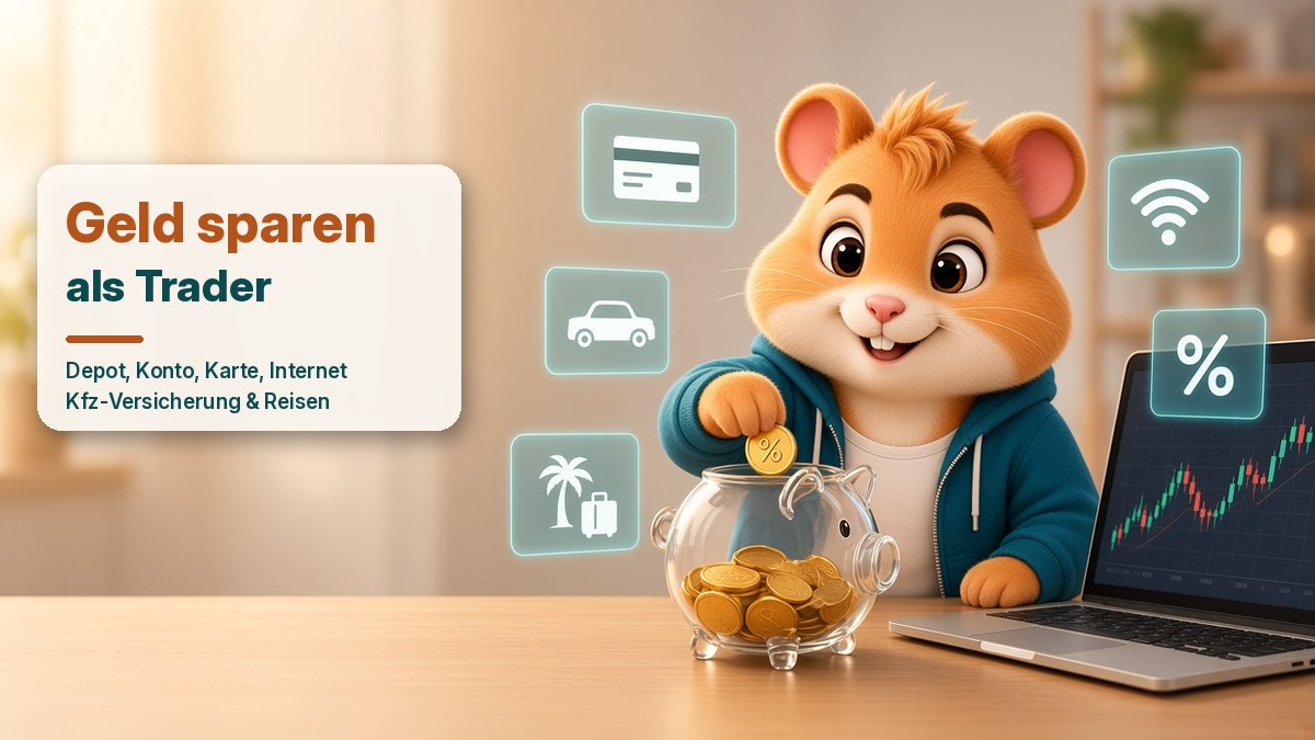 Der Trendaktienhamster spart Geld: Spar-Ratgeber für Depot, Konto, Kreditkarte und mehr