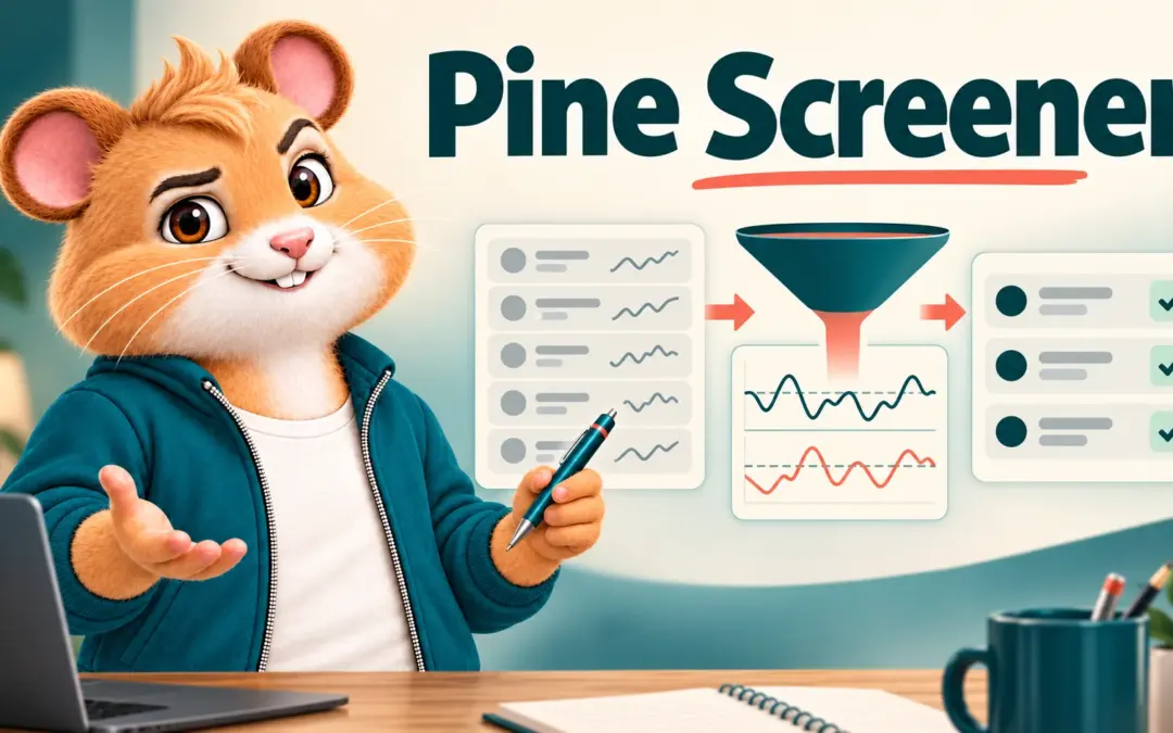 Trendaktienhamster erklärt, wie ein Pine Screener eine Watchlist anhand eigener Indikatorwerte filtert.